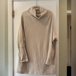 We The Free Ribbed Cream Sweater